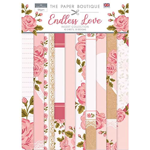 Paper Boutique PB1472 The Endless Love – Einlege-Kollektion, Pinky, A4 von Paper Boutique