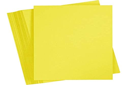 Karton, farbig, A4 210x297 mm, 180 g, sonnengelb, 100Blatt von Creativ