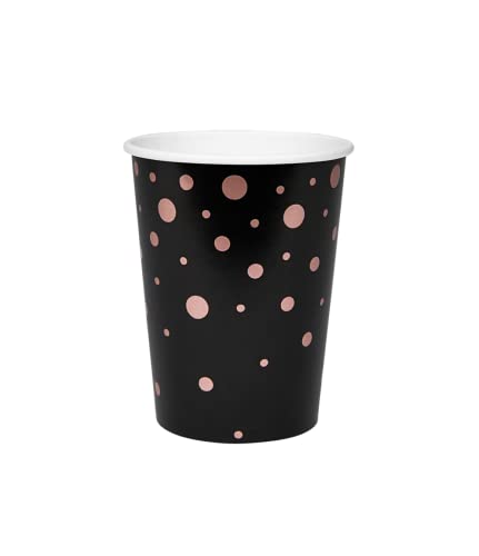 PD-Party Tabelle Ware - Cups, Rose/Schwarz von PD-Party