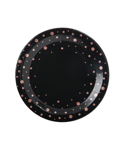 PD-Party Tabelle Ware - Platten, Rose/Schwarz von PD-Party