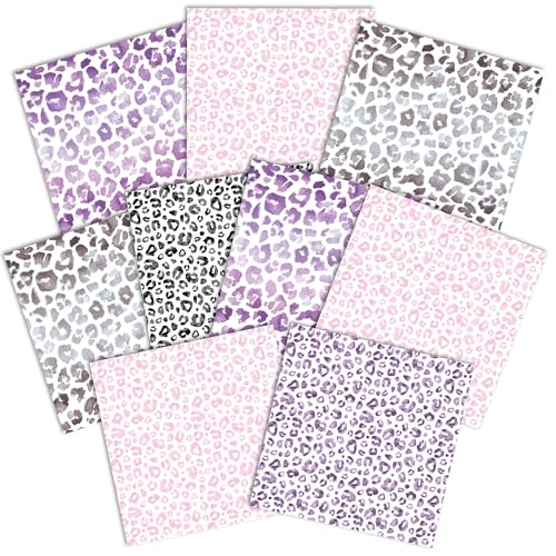 Paper House Productions Dekoratives doppelseitiges Papierpaket für Scrapbooking und Basteln, 30,5 x 30,5 cm, 9 Blatt, Geparden- und Leopardenmuster, Pastellfarben Paper House Productions Dekoratives doppelseitiges Papierpaket für Scrapbooking und Basteln, 30,5 x 30,5 cm, 9 Blatt, Geparden- und Leopardenmuster, Pastellfarben von Paper House Productions