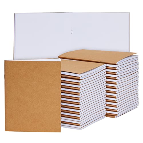 Paper Junkie 48 Notizhefte mit Kraftpapier-Cover, Unliniert, 24 Doppelseiten, Leicht und Handlich, Braun, 10,8 x 13,4 cm Paper Junkie 48 Notizhefte mit Kraftpapier-Cover, Unliniert, 24 Doppelseiten, Leicht und Handlich, Braun, 10,8 x 13,4 cm von Paper Junkie