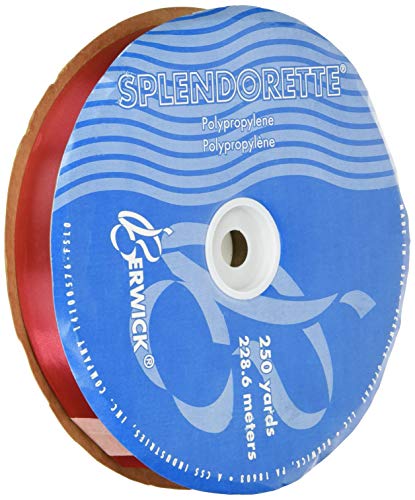 Red Poly Satin Ribbon, 1-1/4 X 250Yd by Paper Mart von Paper Mart
