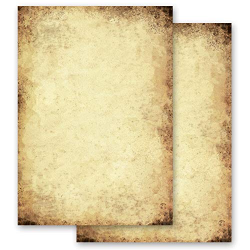 20 Blatt Briefpapier Antik & History ALTES PAPIER - DIN A4 Format - Paper-Media von Paper-Media