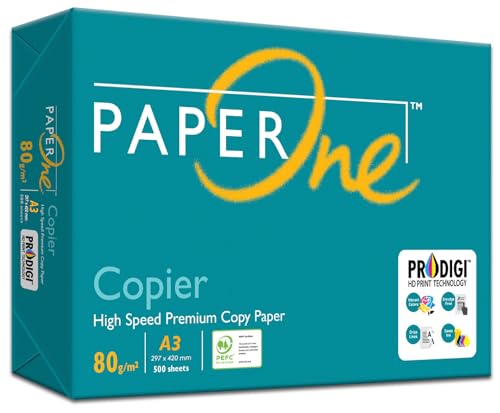 Paper One Copier, weiß, 80 g, A3, PEFC, 500 Blatt Paper One Copier, weiß, 80 g, A3, PEFC, 500 Blatt von Paper One