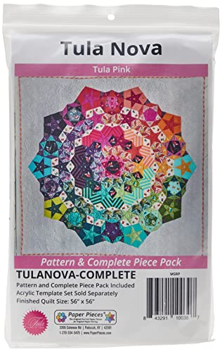 Paper Pieces TULANOVA Pack for Tula Nova Complete Set Pattern Included Papierteile, Baumwolle von Paper Pieces