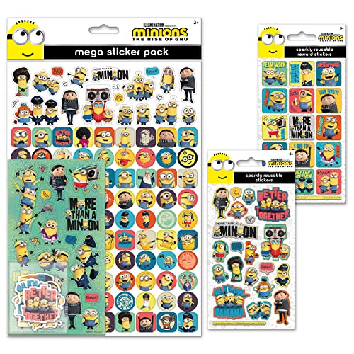 Paper Projects 01.70.24.087 Minions - The Rise of Gru Aufkleber Bundle Packung, gelb Paper Projects 01.70.24.087 Minions - The Rise of Gru Aufkleber Bundle Packung, gelb von Paper Projects