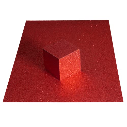 Papertent A4 Ultra Glitterkarton, Rot 10 Blatt von Paper Tent