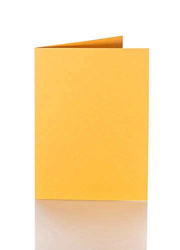 Paper24 Faltkarten A5 150 x 200 mm 240 g/qm 25 Stück in Gelb-Orange Paper24 Faltkarten A5 150 x 200 mm 240 g/qm 25 Stück in Gelb-Orange von Paper24