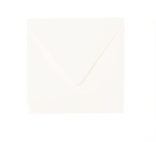 Paper24 25 Hochzeits-Briefumschläge 160 x 160 mm, Naturweiß/Elfenbein gefüttert für Hochzeiteinladungen, mit weißem Seidenfutter, nassklebend Paper24 25 Hochzeits-Briefumschläge 160 x 160 mm, Naturweiß/Elfenbein gefüttert für Hochzeiteinladungen, mit weißem Seidenfutter, nassklebend von Paper24