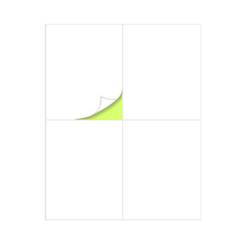 Paper24 400 Etiketten selbstklebend 104x148 mm, 100 Blatt mit je 4 Aufkleber, Adressaufkleber auf DIN A4 Seite, einfach zu bedrucken Paper24 400 Etiketten selbstklebend 104x148 mm, 100 Blatt mit je 4 Aufkleber, Adressaufkleber auf DIN A4 Seite, einfach zu bedrucken von Paper24