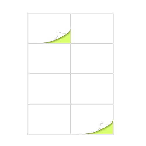 Paper24 800 Etiketten selbstklebend weiß 105x74 mm, 100 Blatt mit je 8 Aufkleber, Adressaufkleber auf DIN A4 Seite, einfach zu bedrucken Paper24 800 Etiketten selbstklebend weiß 105x74 mm, 100 Blatt mit je 8 Aufkleber, Adressaufkleber auf DIN A4 Seite, einfach zu bedrucken von Paper24