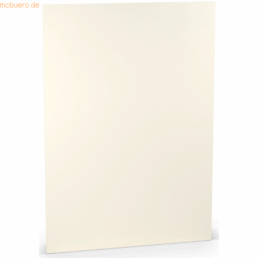 10 x Paperado Briefpapier A4 100g/qm VE=10 Blatt Ivory von Paperado