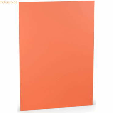 10 x Paperado Briefpapier A4 160g/qm VE=10 Blatt Coral von Paperado