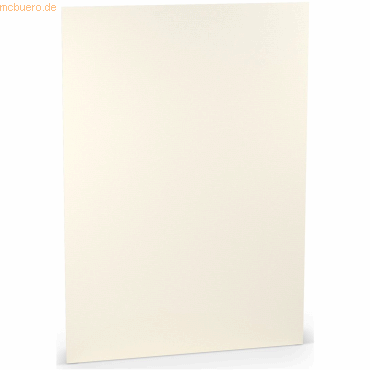 10 x Paperado Briefpapier A4 160g/qm VE=10 Blatt Ivory von Paperado