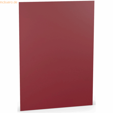 10 x Paperado Briefpapier A4 160g/qm VE=10 Blatt Rosso von Paperado