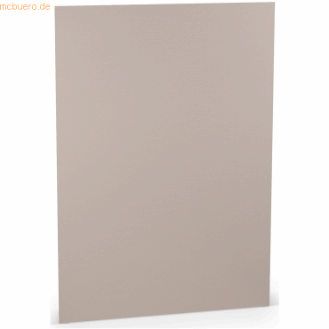 10 x Paperado Briefpapier A4 160g/qm VE=10 Blatt Taupe von Paperado