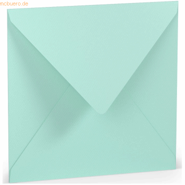 10 x Paperado Briefumschläge 16,4x16,4cm Seidenfutter Nassklebung VE=5 von Paperado