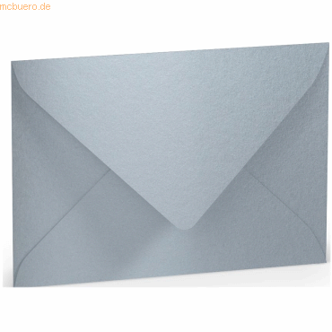 10 x Paperado Briefumschläge C6 Nassklebung VE=5 Stück Silber von Paperado