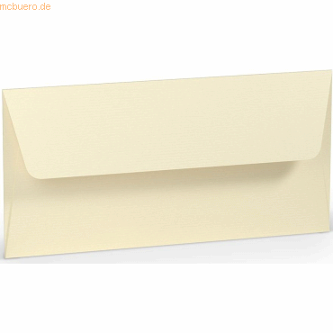 10 x Paperado Briefumschläge DINlang 100g/qm chamois VE=5 Stück von Paperado