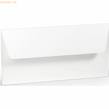 10 x Paperado Briefumschläge DINlang 100g/qm weiß VE=5 Stück von Paperado