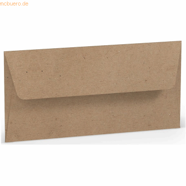10 x Paperado Briefumschläge DL Nassklebung VE=5 Stück Kraft von Paperado