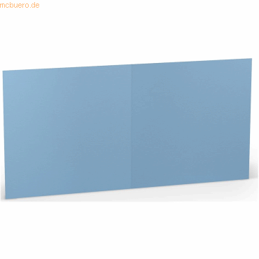 10 x Paperado Doppelkarte 15,7x15,7cm VE=5 Stück Dunkelblau von Paperado