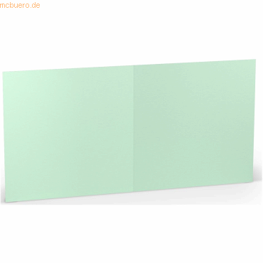 10 x Paperado Doppelkarte 15,7x15,7cm VE=5 Stück Mint von Paperado