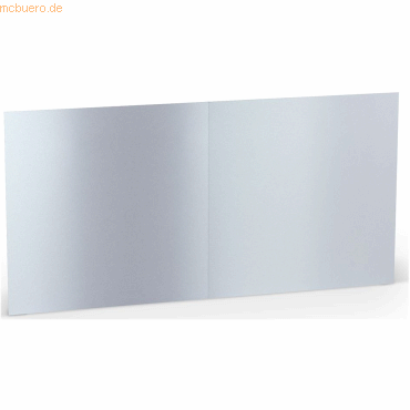 10 x Paperado Doppelkarte 15,7x15,7cm VE=5 Stück marble white von Paperado