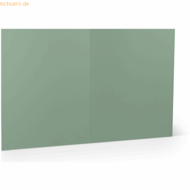 10 x Paperado Doppelkarte A5 hoch VE=5 Stück Eucalyptus von Paperado