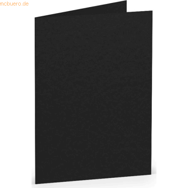 10 x Paperado Doppelkarte A7 hoch VE=5 Stück Schwarz 10 x Paperado Doppelkarte A7 hoch VE=5 Stück Schwarz von Paperado
