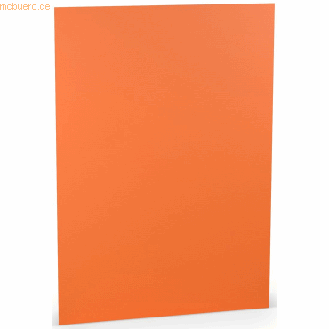 100 x Paperado Briefpapier A4 100g/qm Orange von Paperado