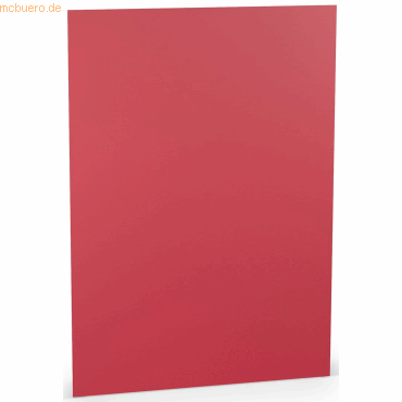 100 x Paperado Briefpapier A4 100g/qm Rot von Paperado