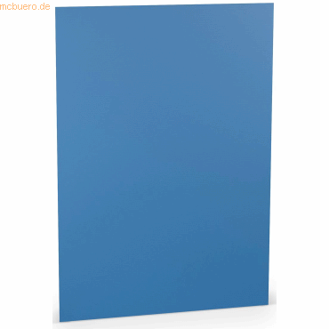 100 x Paperado Briefpapier A4 100g/qm Stahlblau von Paperado