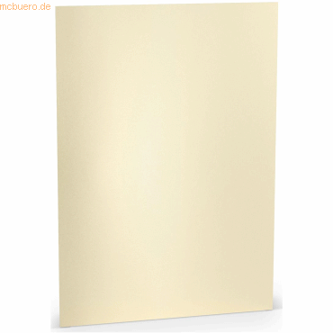 100 x Paperado Briefpapier A4 120g/qm candle light von Paperado