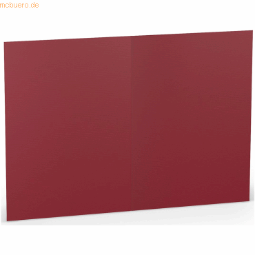 100 x Paperado Doppelkarte B6 hoch Rosso 100 x Paperado Doppelkarte B6 hoch Rosso von Paperado