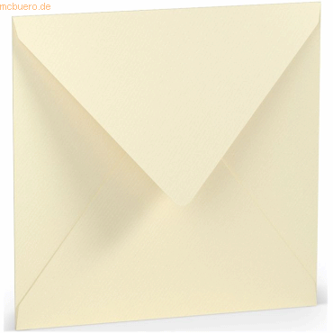 25 x Paperado Briefumschlag 16,4x16,4cm Nassklebung Seidenfutter Chamo von Paperado