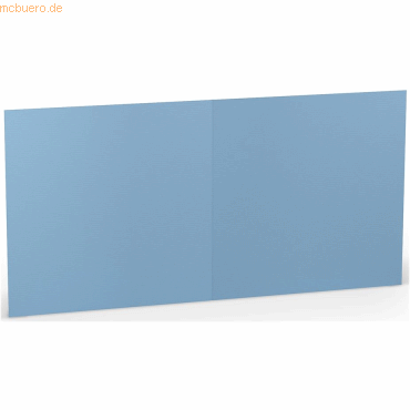 25 x Paperado Doppelkarte 15,7x15,7cm Dunkelblau von Paperado