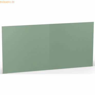 25 x Paperado Doppelkarte 15,7x15,7cm Eucalyptus von Paperado