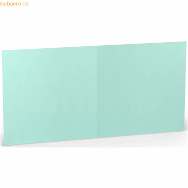 25 x Paperado Doppelkarte 15,7x15,7cm Karibik von Paperado