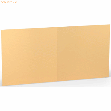 25 x Paperado Doppelkarte 15,7x15,7cm Melon von Paperado