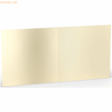 25 x Paperado Doppelkarte 15,7x15,7cm candle light von Paperado