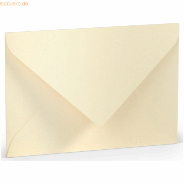 50 x Paperado Briefumschlag B6 Nassklebung candle light von Paperado