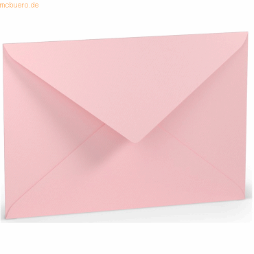 50 x Paperado Briefumschlag C5 Nassklebung Seidenfutter Flamingo von Paperado