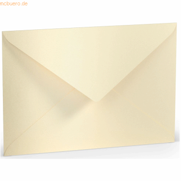 50 x Paperado Briefumschlag C5 Nassklebung candle light von Paperado