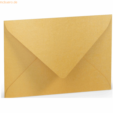Paperado Briefumschlag C6 Nassklebung Gold von Paperado