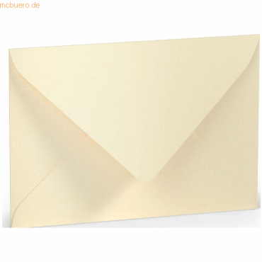 50 x Paperado Briefumschlag C6 Nassklebung candle light von Paperado
