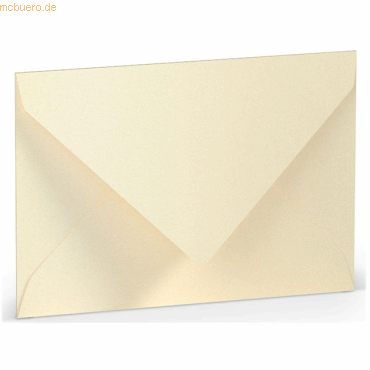50 x Paperado Briefumschlag C7 Nassklebung candle light von Paperado