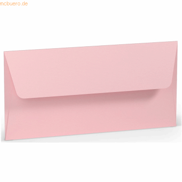 50 x Paperado Briefumschlag DL Nassklebung Seidenfutter Flamingo von Paperado