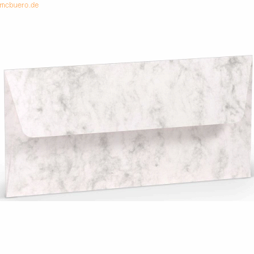50 x Paperado Briefumschlag DL Nassklebung Seidenfutter Grau Marmora 50 x Paperado Briefumschlag DL Nassklebung Seidenfutter Grau Marmora von Paperado